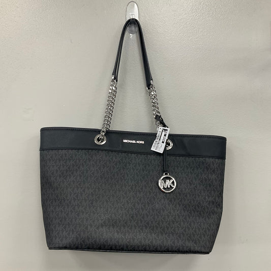 Handbag Designer By Michael Kors In Black & Grey, Size:Large