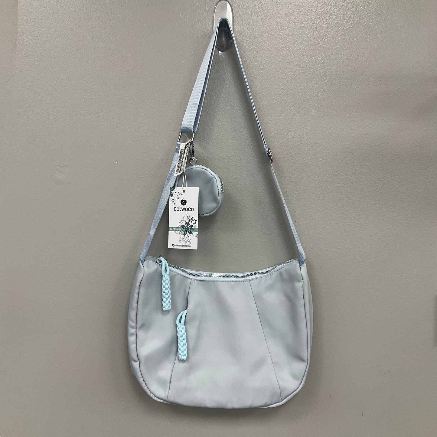 CROSSBODY by    CLOTHES MENTOR In BLUE, Size: MEDIUM