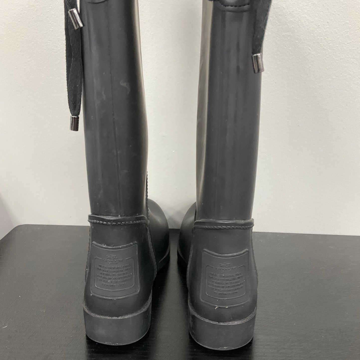 BOOTS DESIGNER by COACH In BLACK, Size: 9