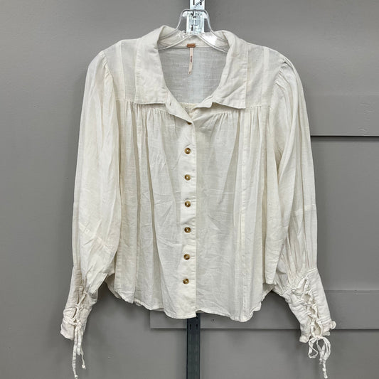 TOP LS by FREE PRESS In CREAM, Size: S