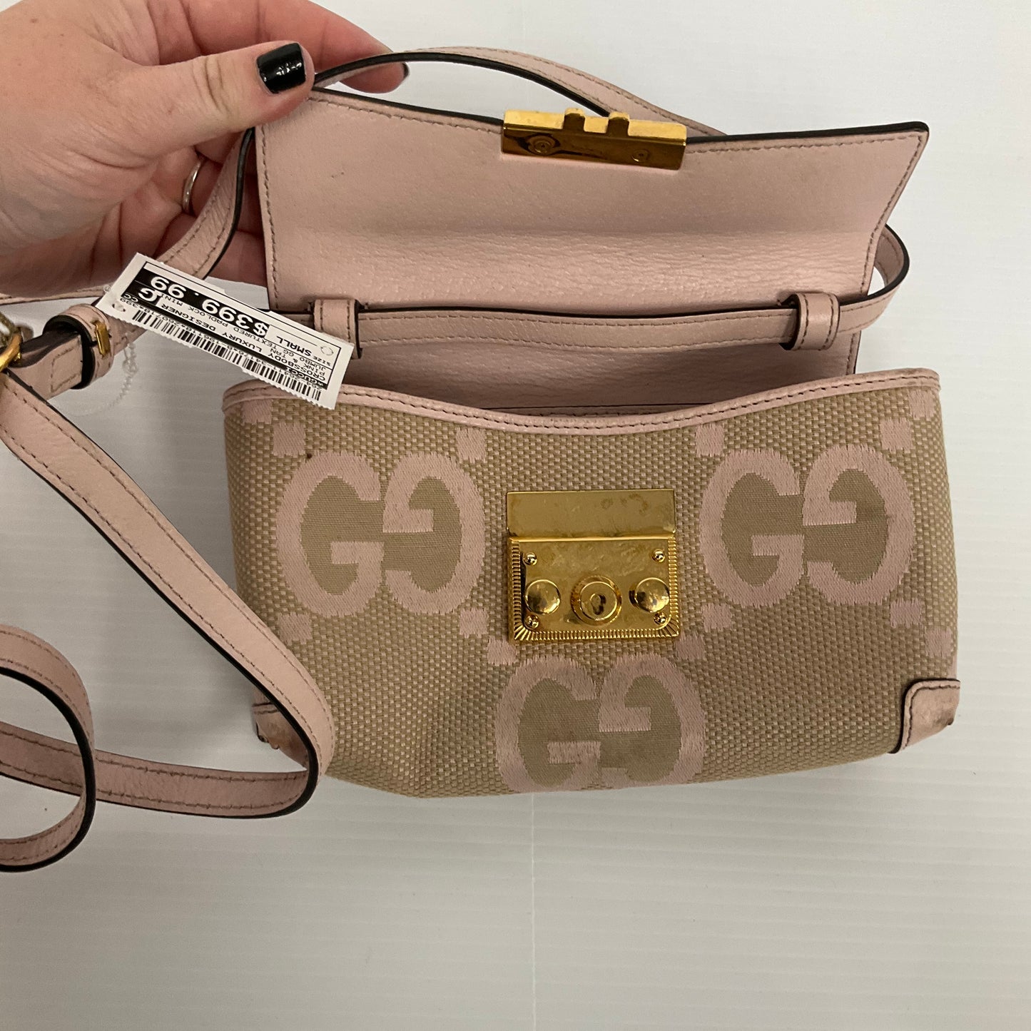 Crossbody Luxury Designer By Gucci, Size: Small