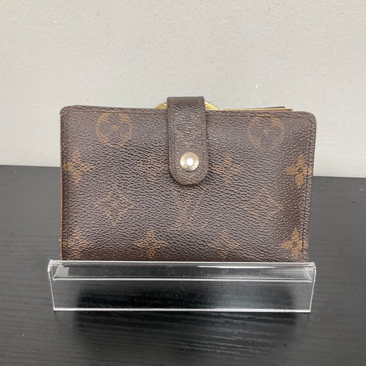 Wallet Luxury Designer By Louis Vuitton In Brown, Size:Small
