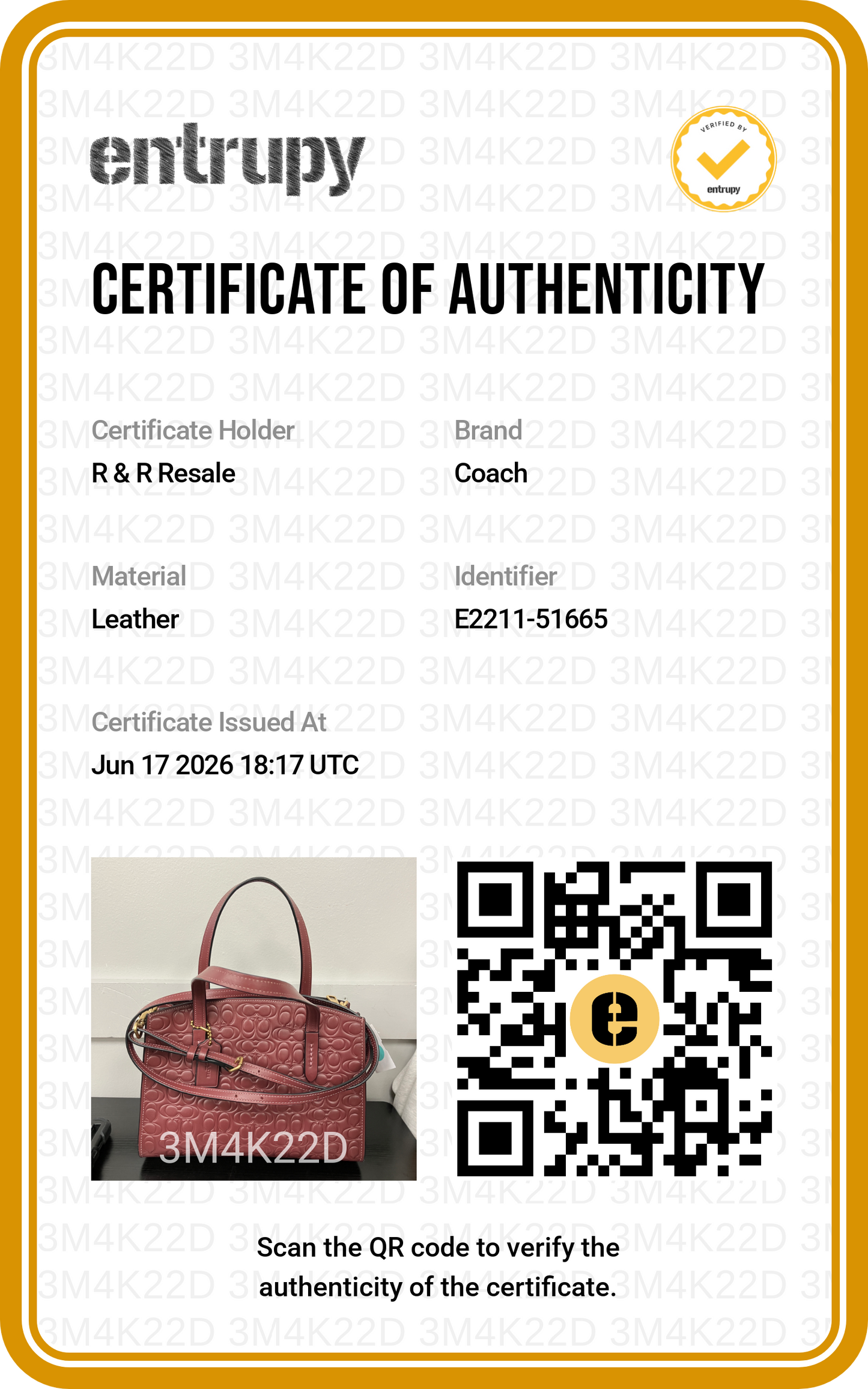 Crossbody Designer By Coach, Size: Medium