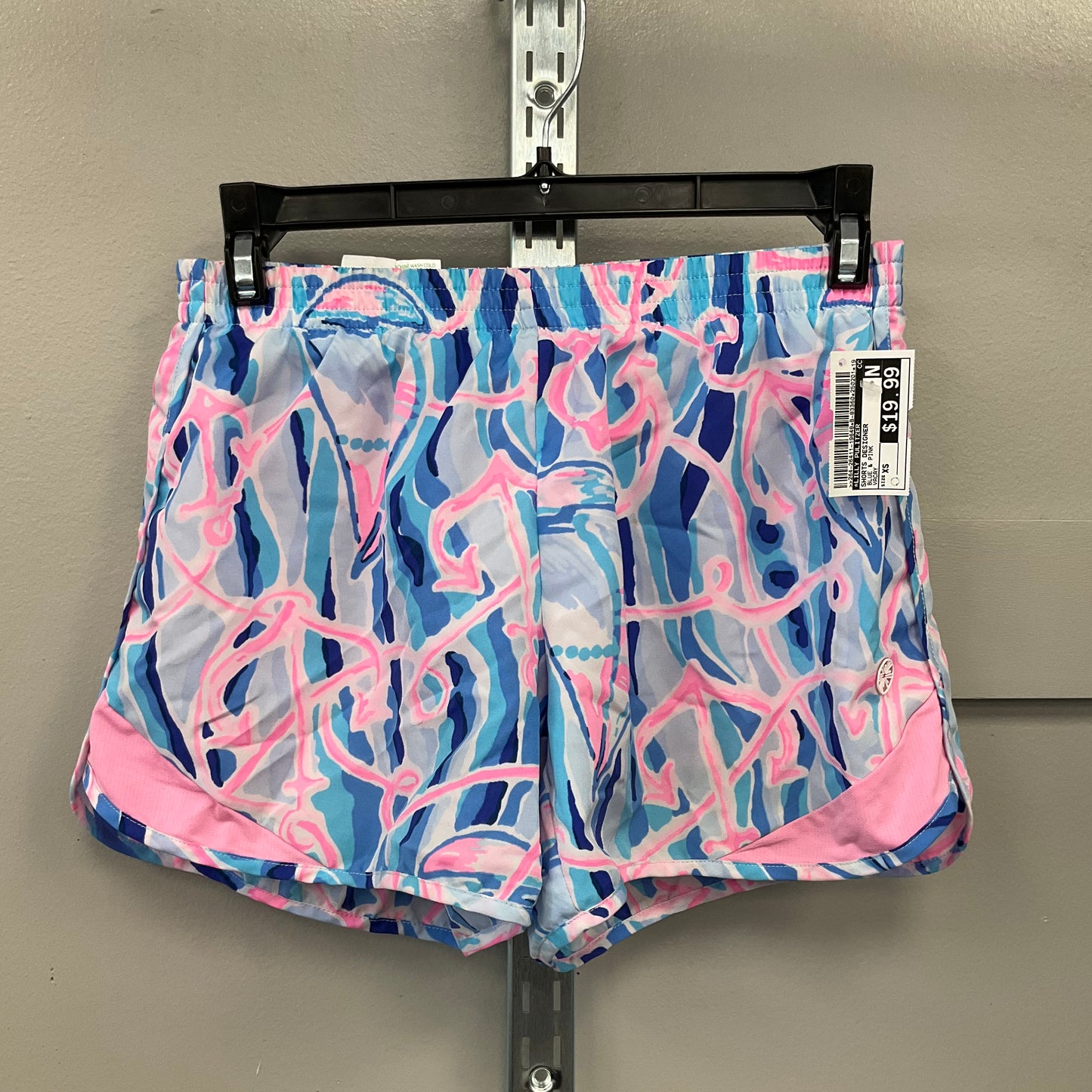 Shorts Designer By Lilly Pulitzer In Blue & Pink, Size:Xs