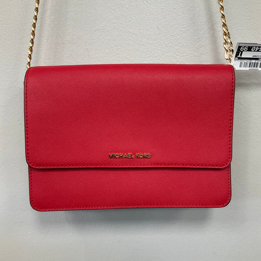 Crossbody Designer By Michael Kors In Red, Size:Small