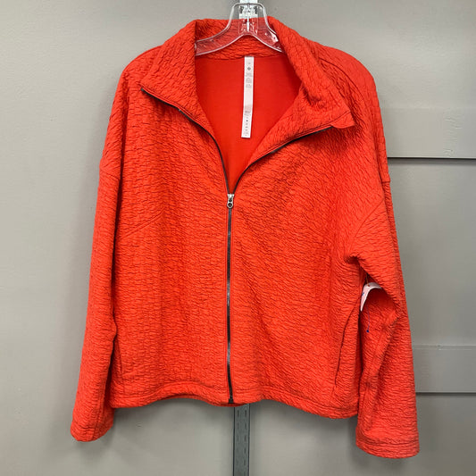 ATHLETIC JACKET by LULULEMON In ORANGE, Size: 10