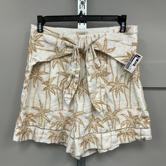 SHORTS by SCOTCH & SODA In TAN & WHITE, Size: M