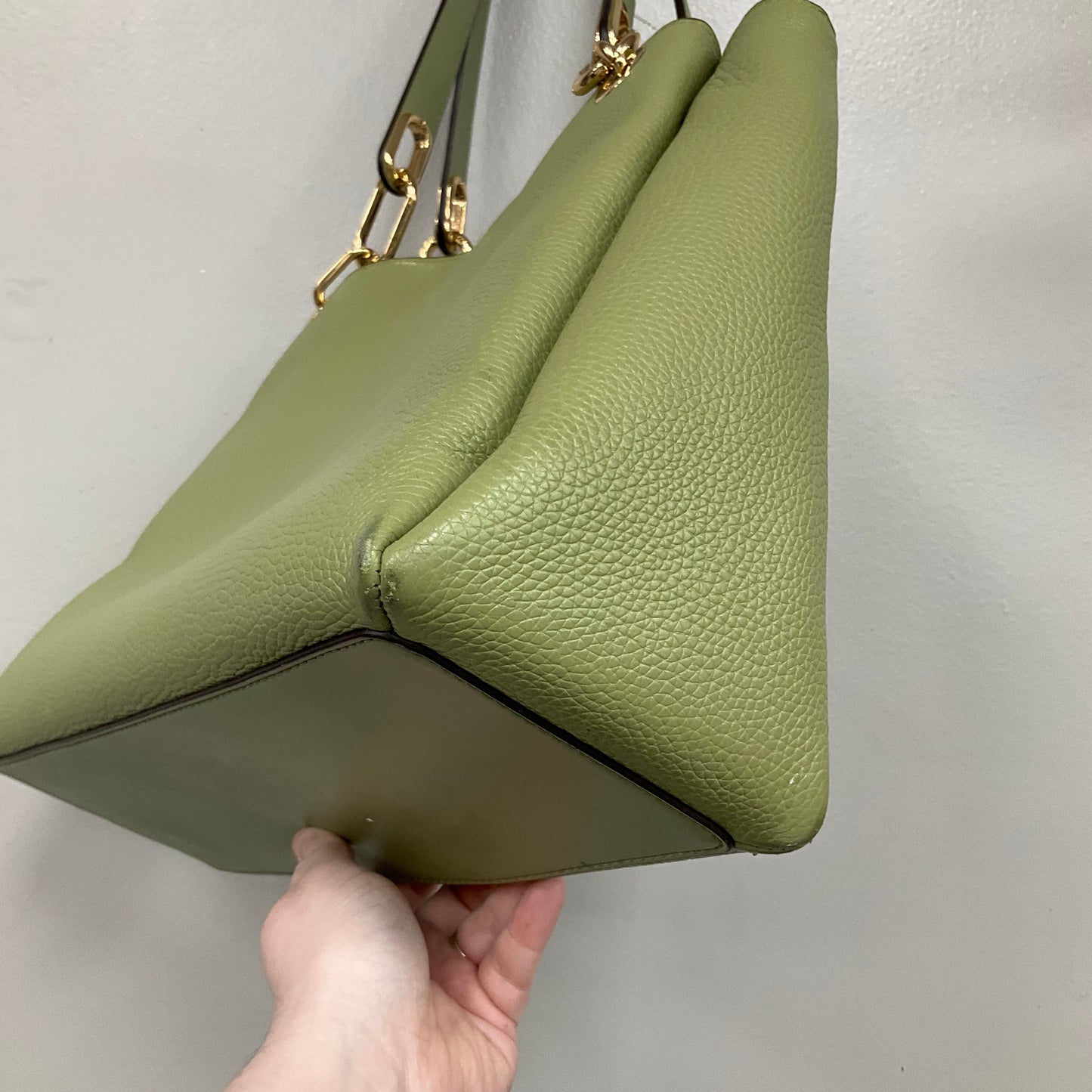 Handbag Designer By Michael Kors In Green, Size:Large