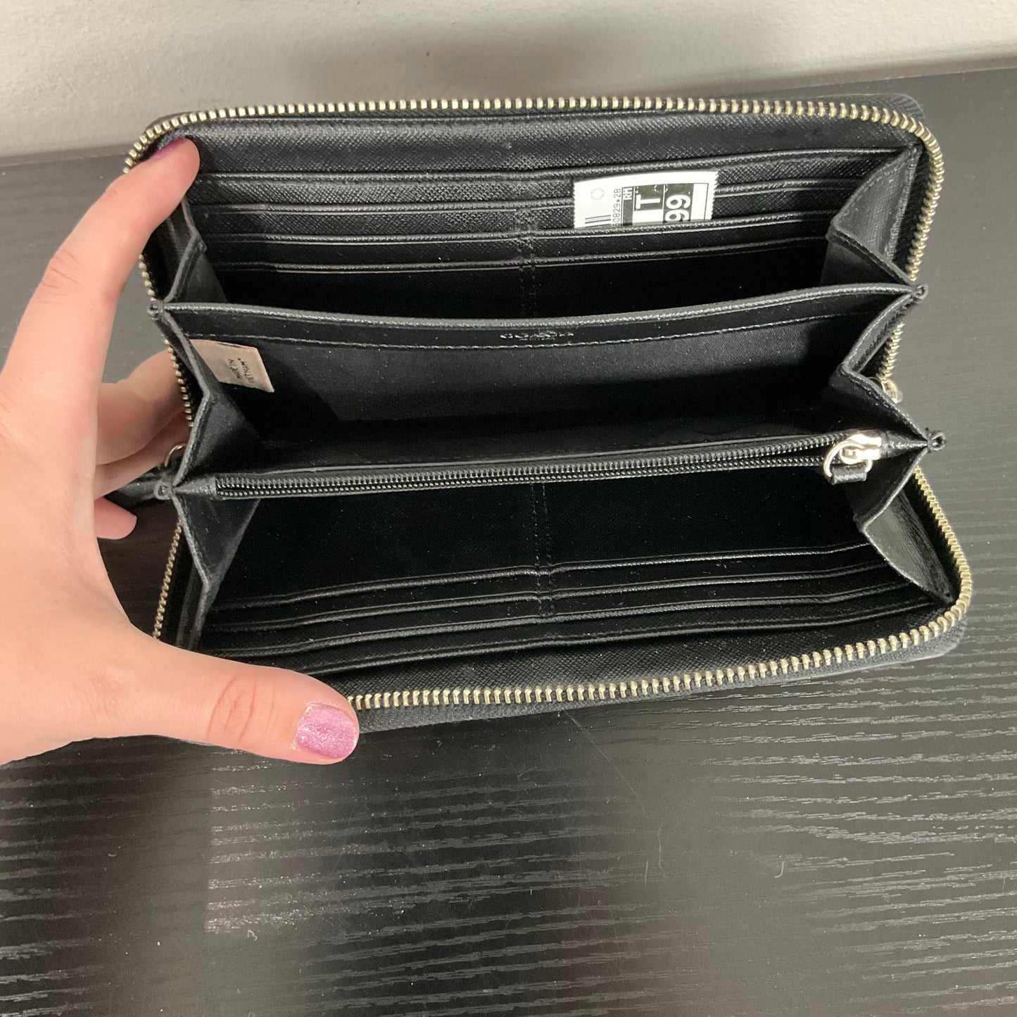 Wallet Designer By Coach In Animal Print, Size:Medium