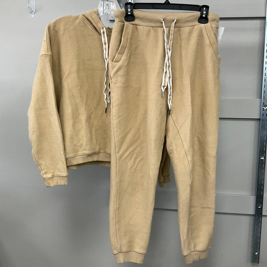 LOUNGE SET PANTS by AERIE In TAN, Size: S