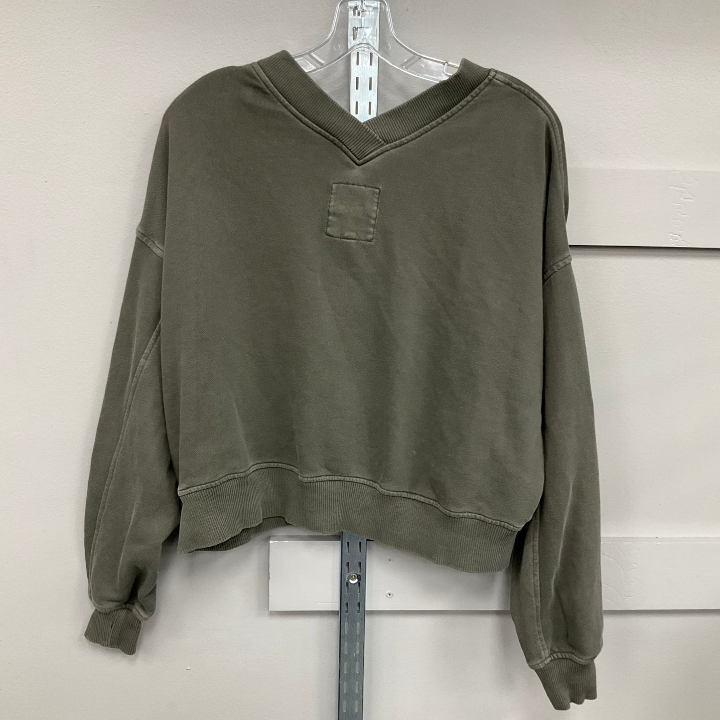 SWEATSHIRT CREWNECK by AERIE In GREEN, Size: XS