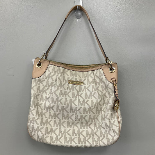 Handbag Designer By Michael Kors In Cream, Size:Medium