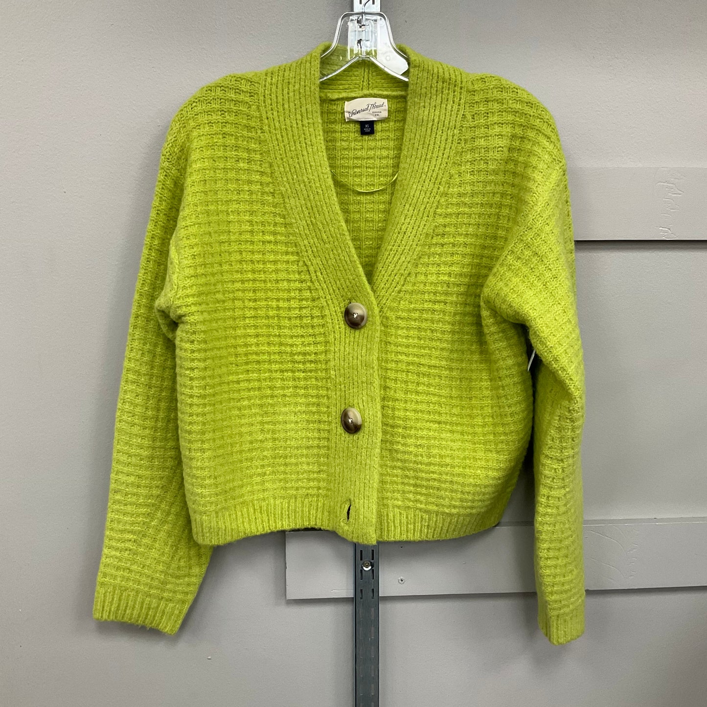 SWEATER CARDIGAN by UNIVERSAL THREAD In GREEN, Size: XS