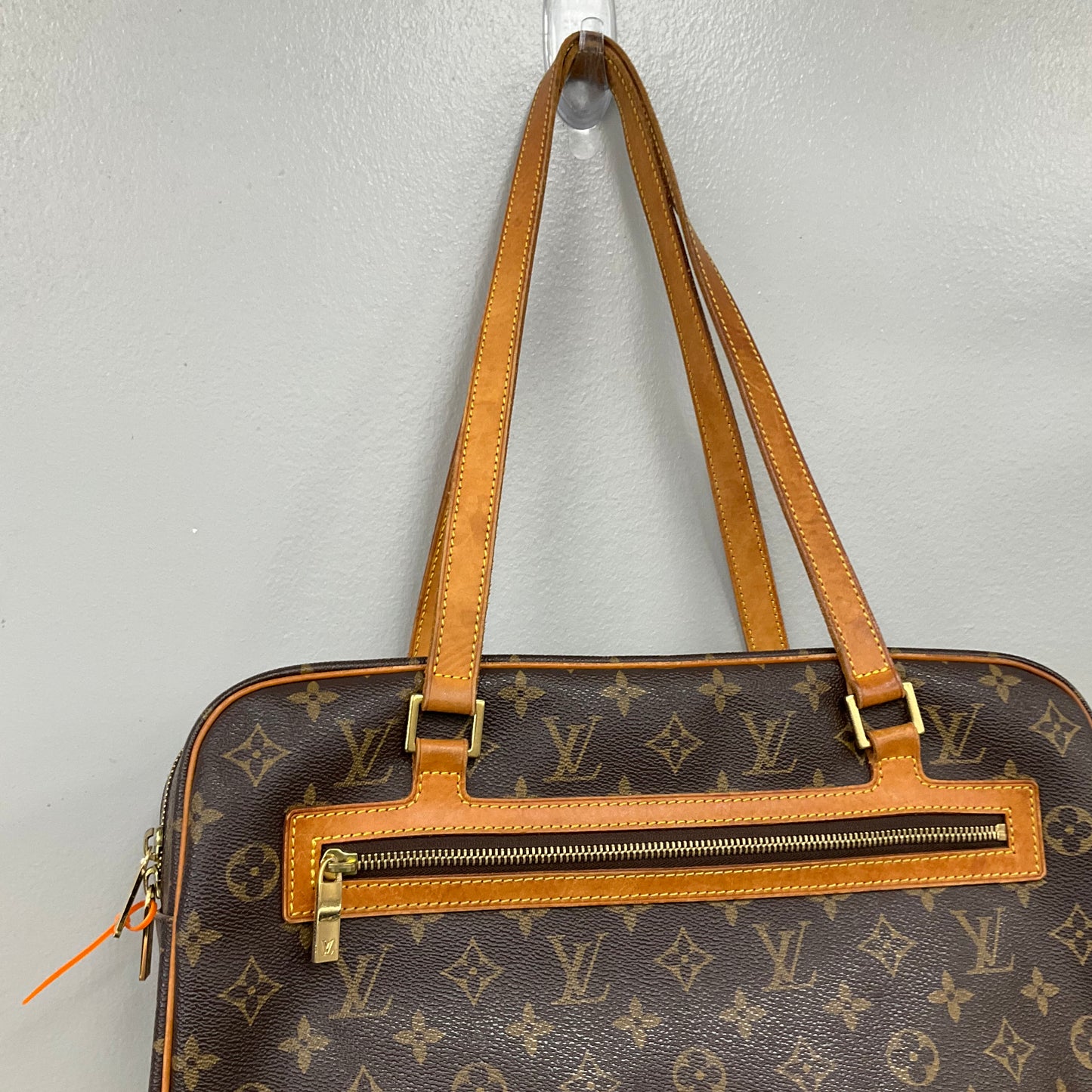 Handbag Luxury Designer By Louis Vuitton In Brown, Size:Medium