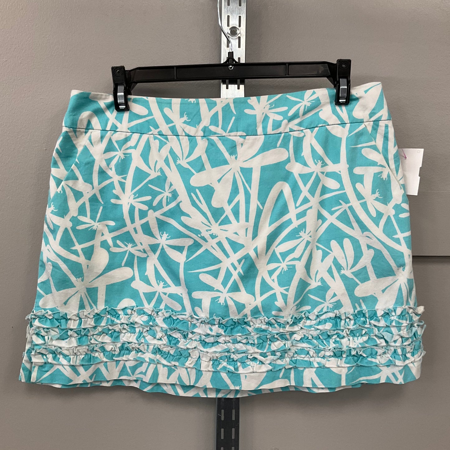SKIRT DESIGNER by LILLY PULITZER In BLUE & WHITE, Size: 4