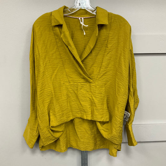 Top Ls By Anthropologie In Yellow, Size:Xs