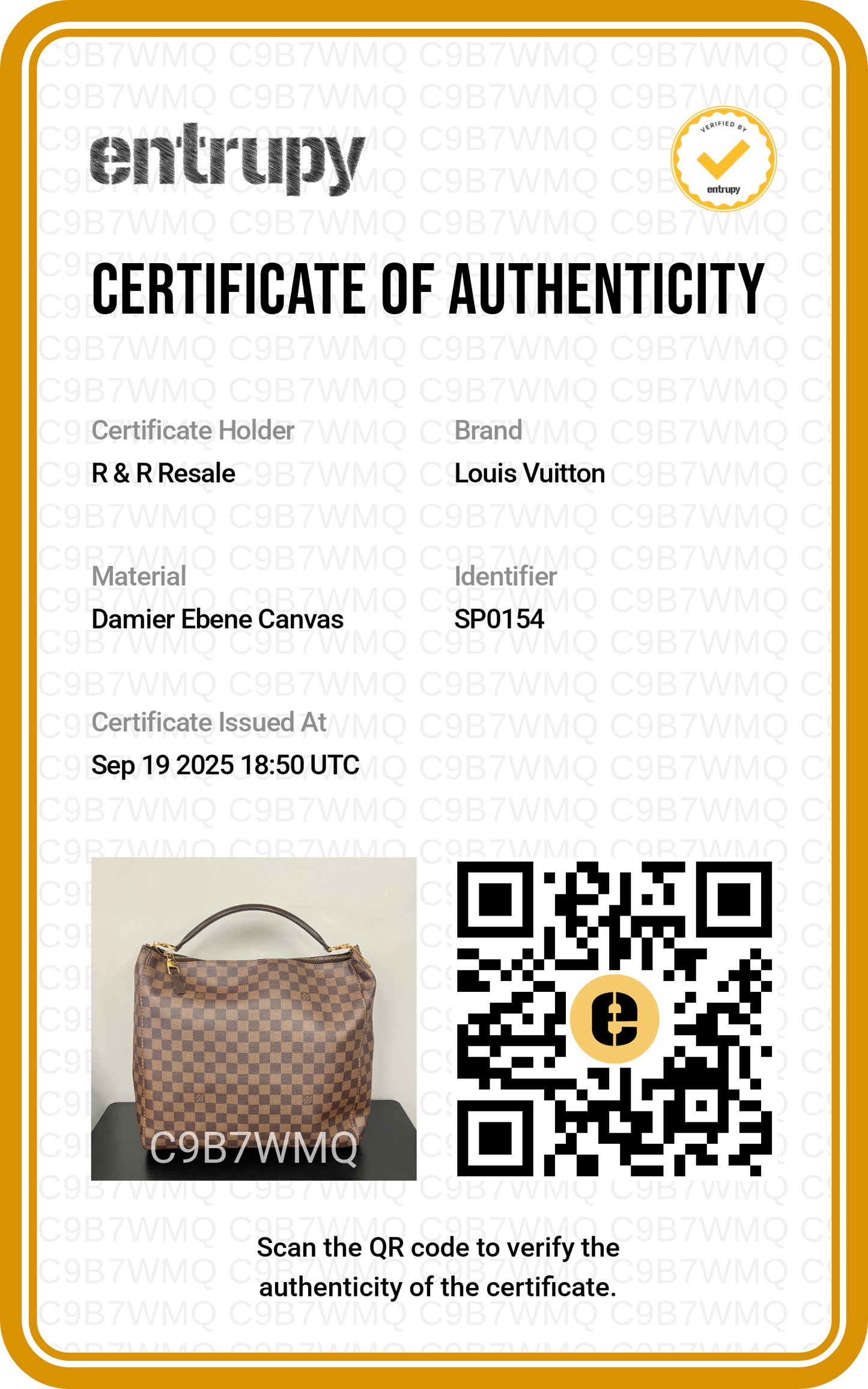 Handbag Luxury Designer By Louis Vuitton In Checkered Pattern, Size:Large