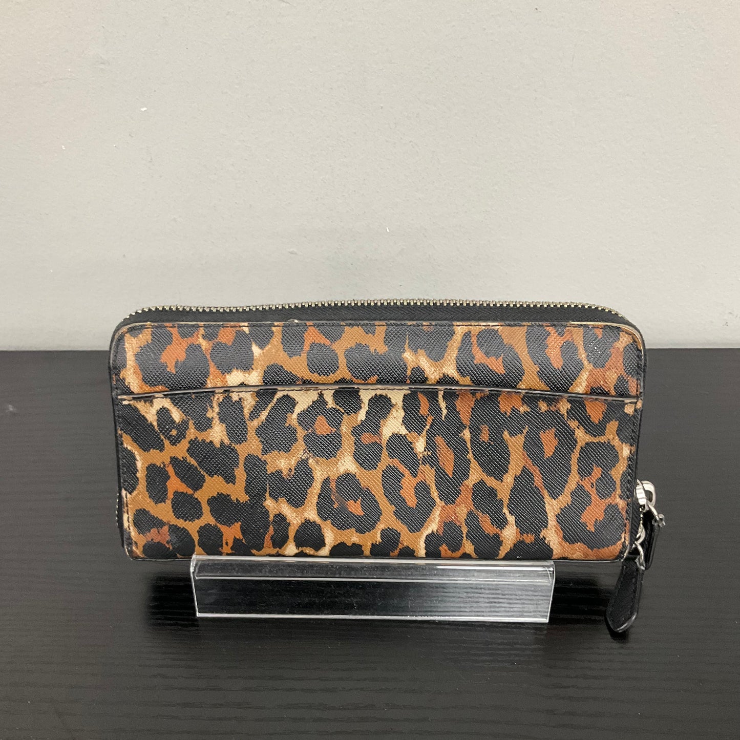 Wallet Designer By Coach In Animal Print, Size:Medium