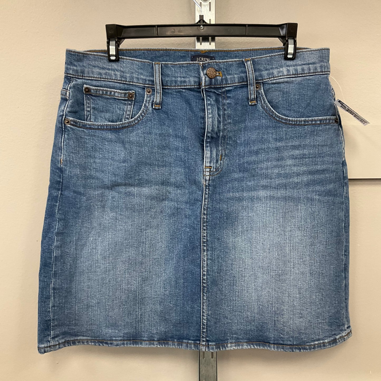 SKIRT MINI & SHORT by J. CREW In BLUE DENIM, Size: 6