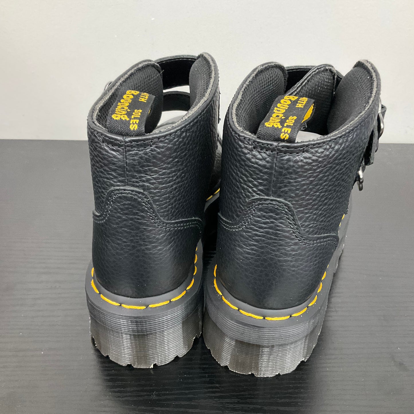BOOTS COMBAT by DR MARTENS In BLACK, Size: 6