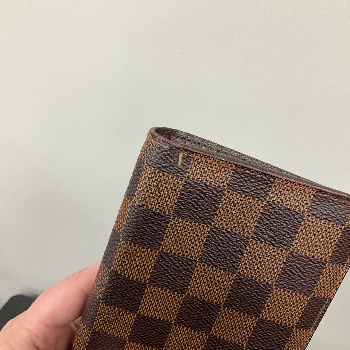Wallet Luxury Designer By Louis Vuitton In Checkered Pattern, Size:Medium