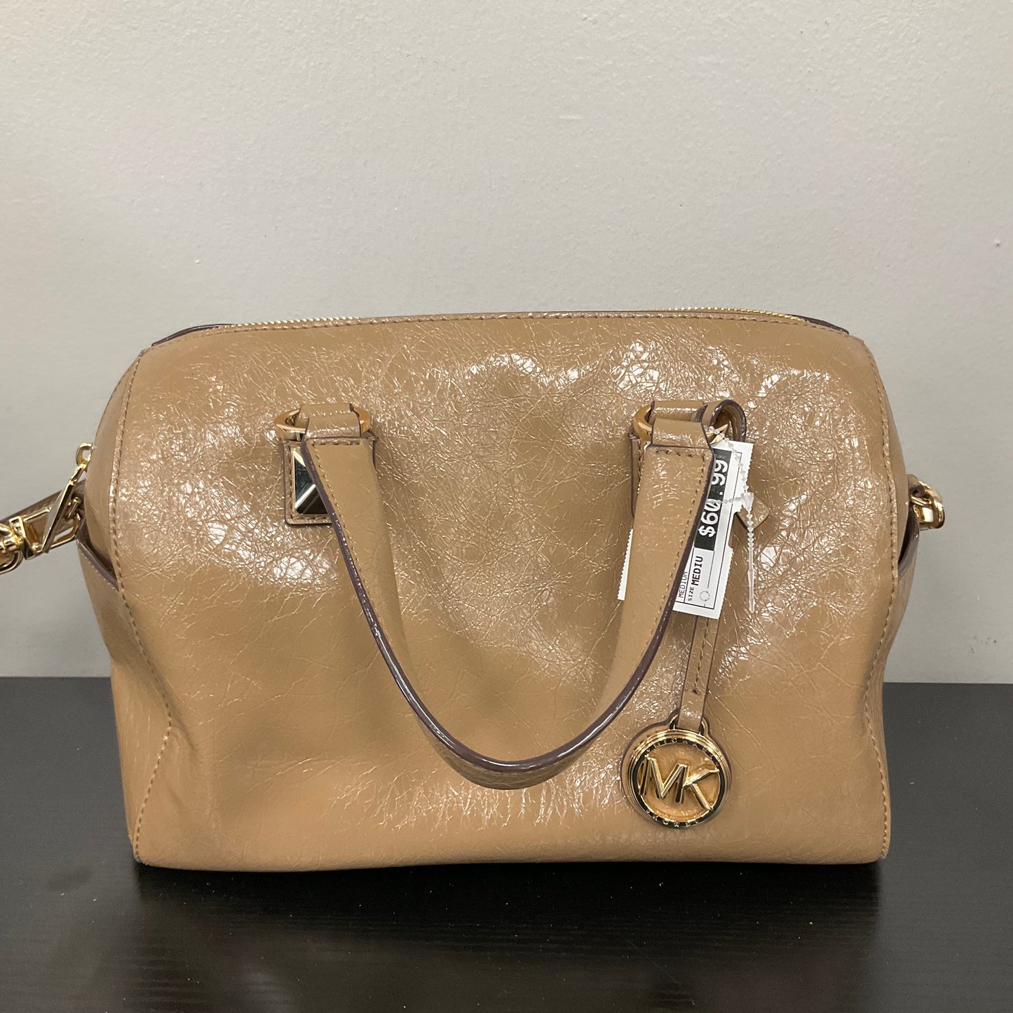 Handbag Designer By Michael Kors In Tan, Size:Medium