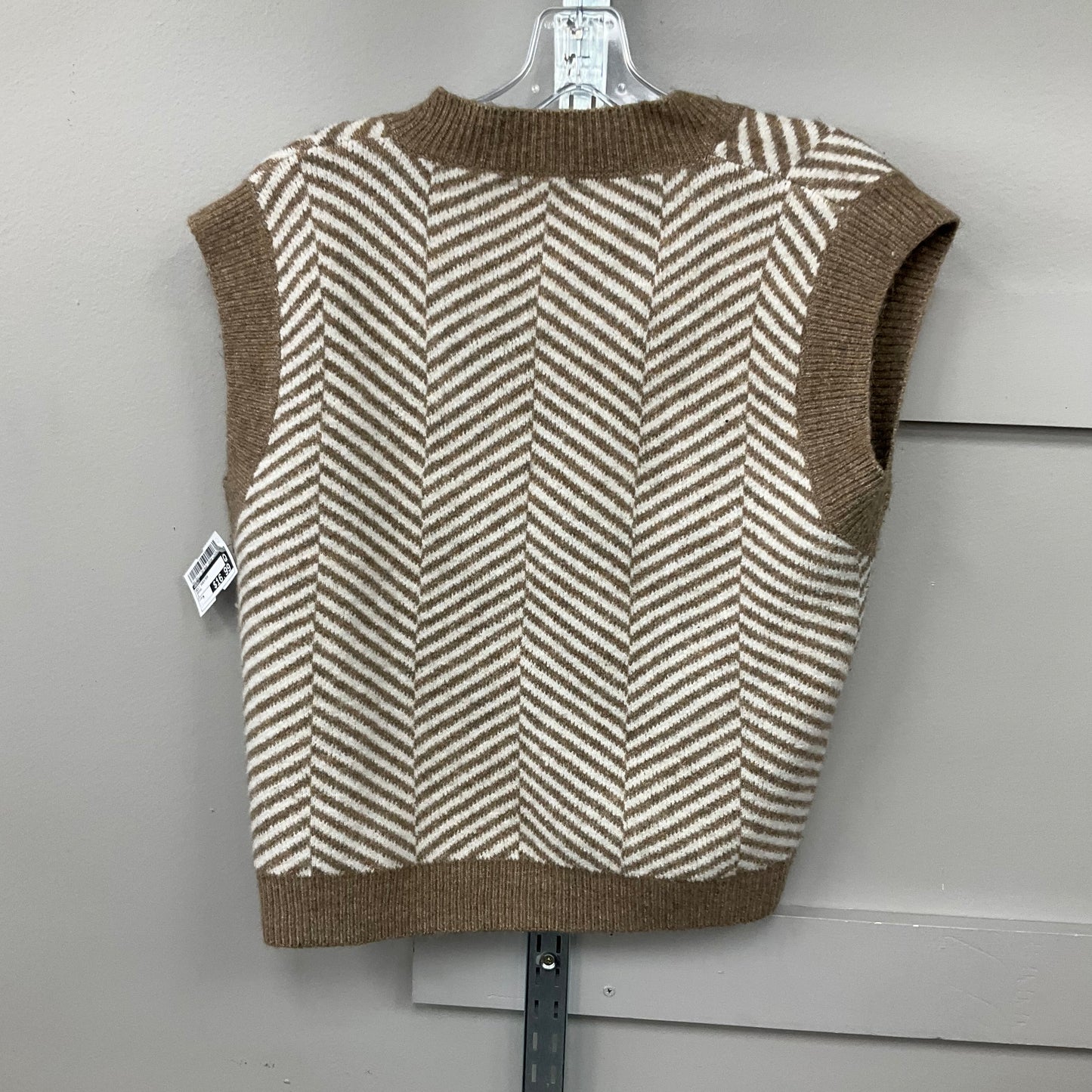 VEST SWEATER by DEBUT In BROWN, Size: M