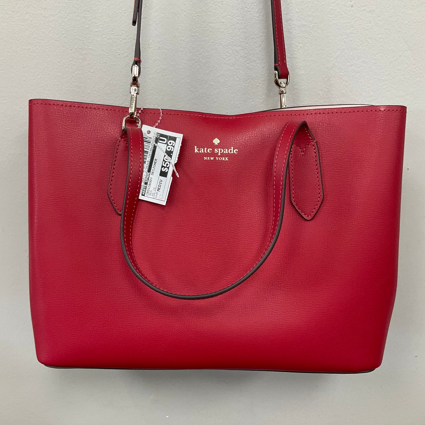 Crossbody Designer By Kate Spade In Red, Size:Medium