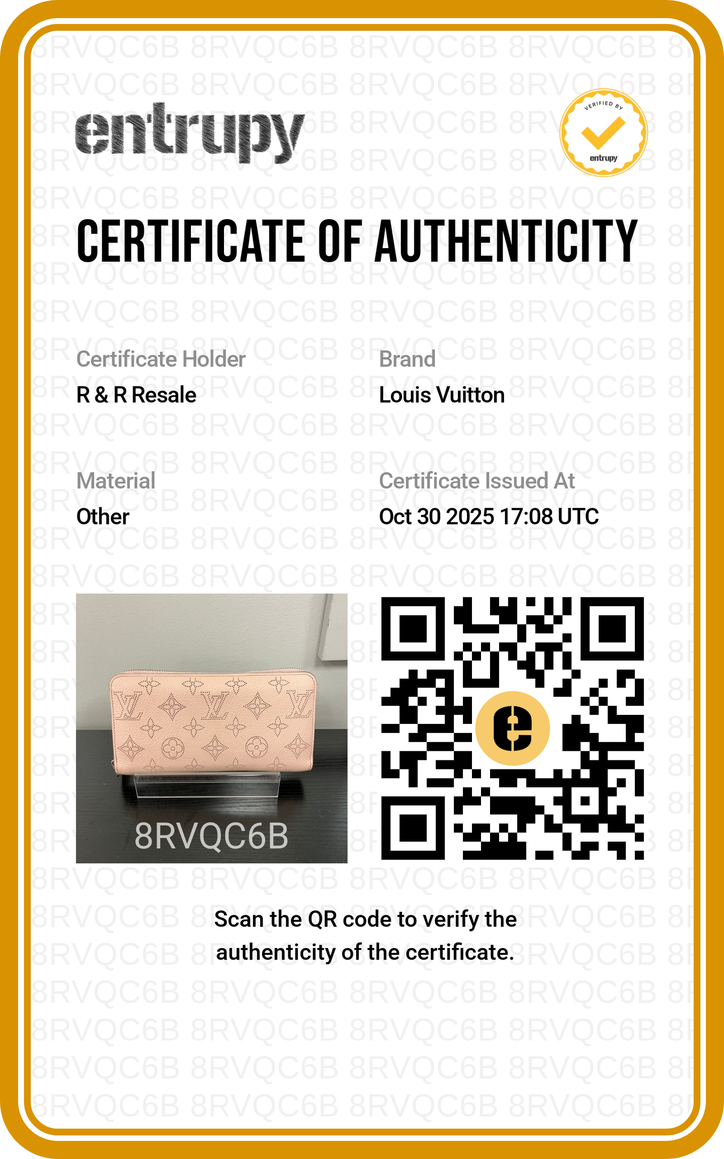 Wallet Luxury Designer By Louis Vuitton, Size: Large