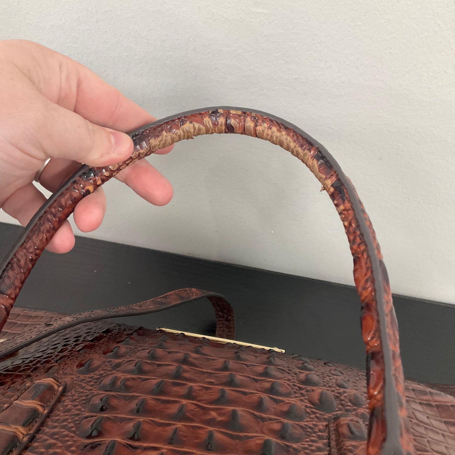HANDBAG DESIGNER by BRAHMIN In BROWN, Size: LARGE