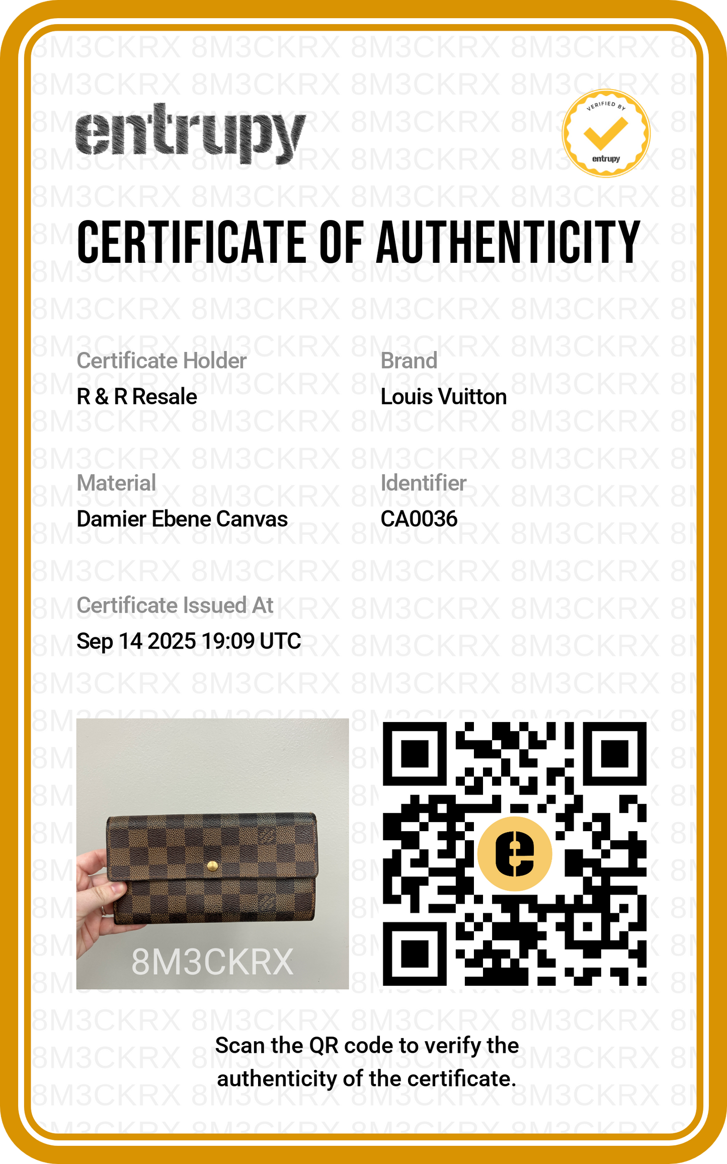 Wallet Luxury Designer By Louis Vuitton In Checkered Pattern, Size:Medium
