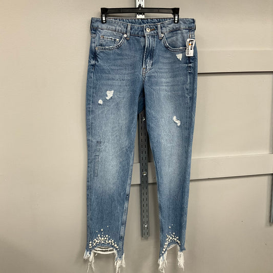 JEANS SKINNY by H&M In BLUE DENIM, Size: 4