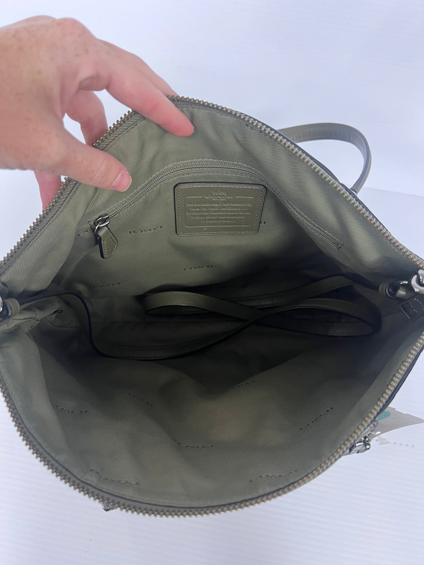 Crossbody Designer By Coach, Size: Medium