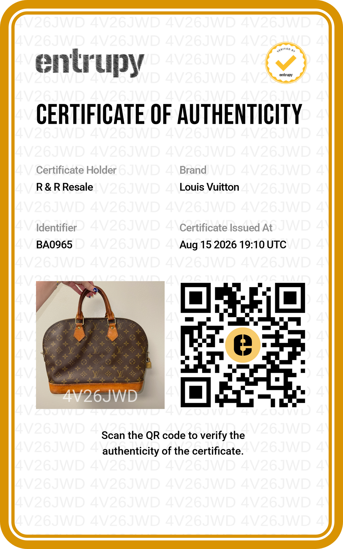 Alma Monogram By Louis Vuitton, Size: Medium