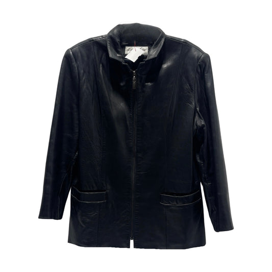 Jacket Leather By Jones New York  Size: L