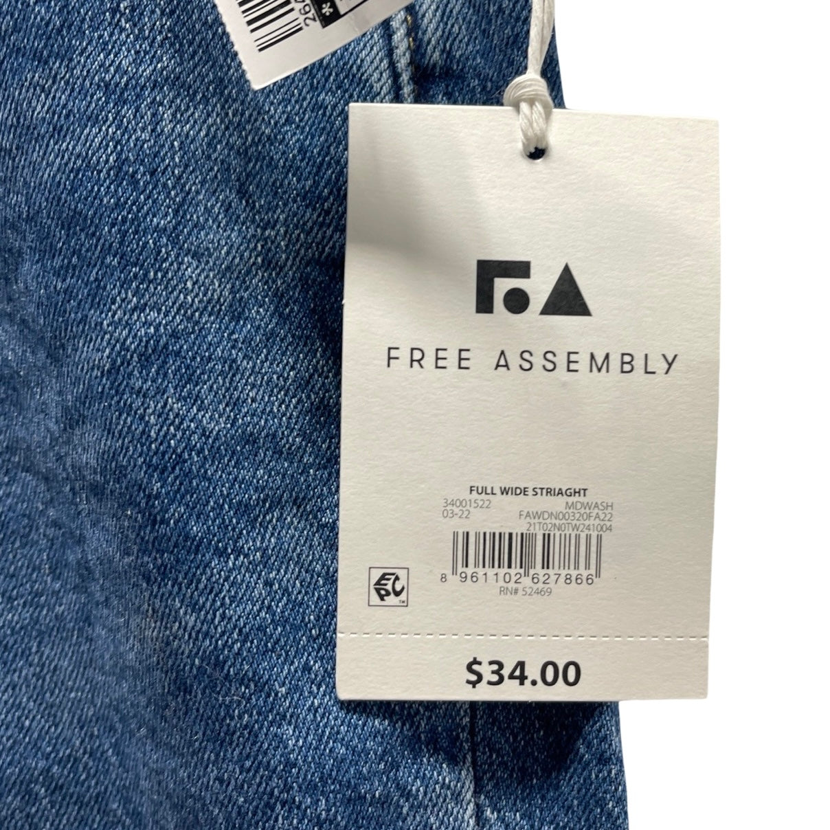 NWT Jeans Flared By Free Assembly  Size: 6